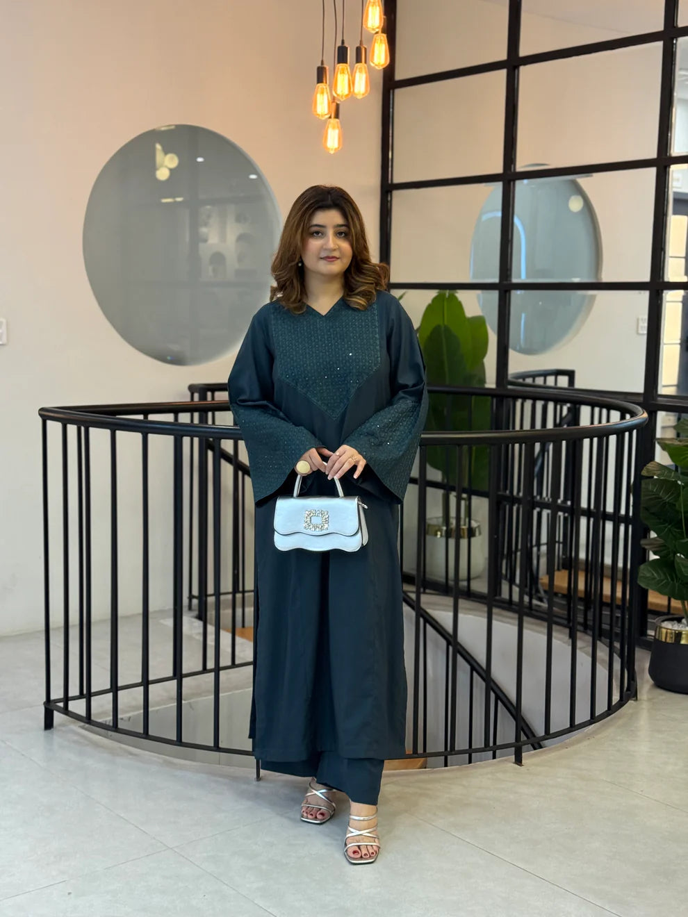 Winter Karandi Embroidered 2-Piece Suit – Green