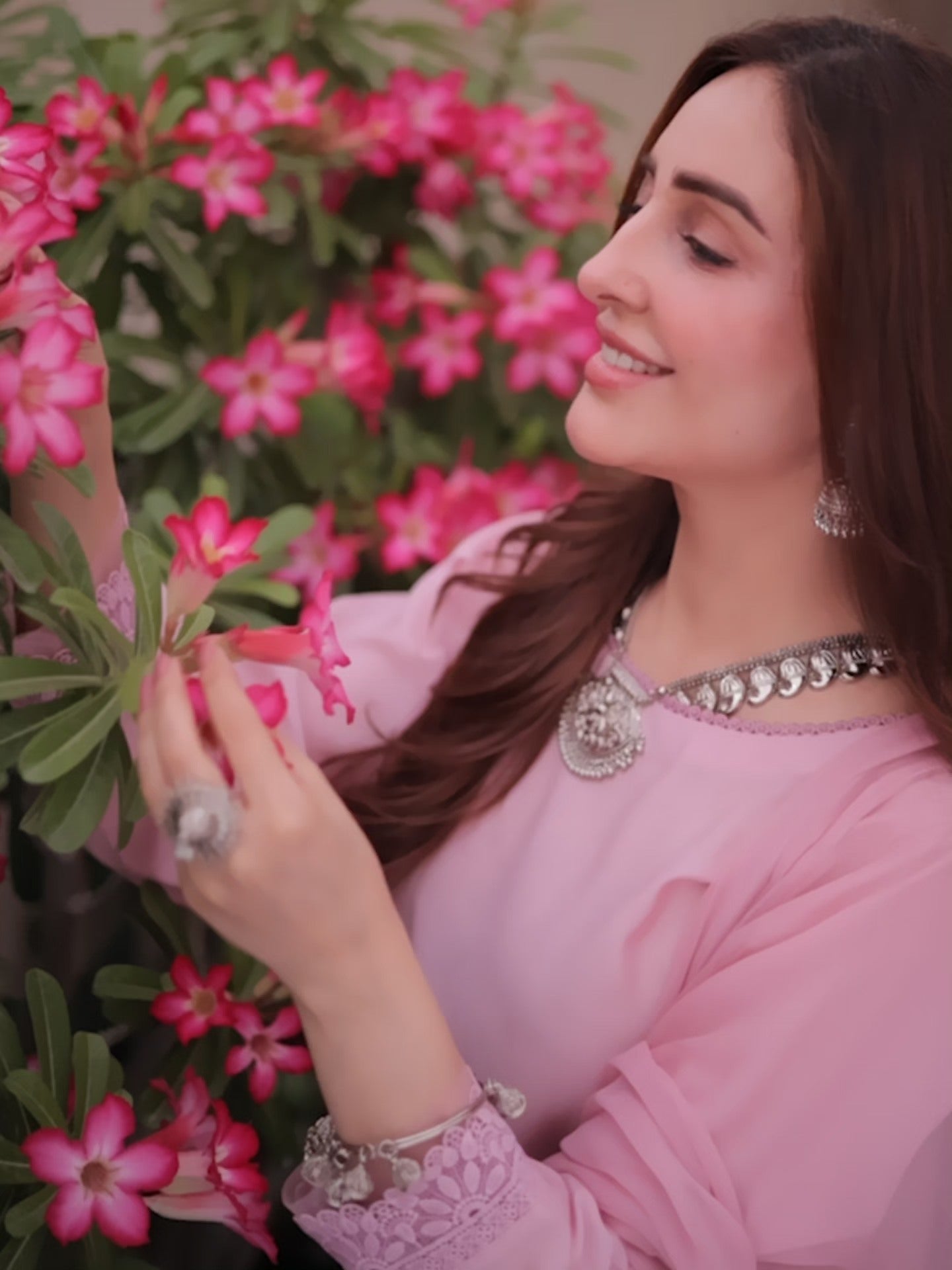 3-Piece Georgette Dress with Farshi Shalwar