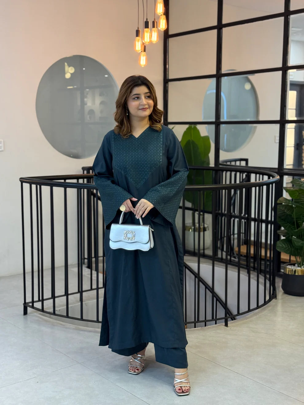 Winter Karandi Embroidered 2-Piece Suit – Green