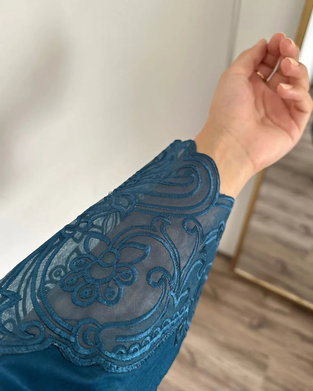 Elegant Winter 3-Piece Embroidered Suit