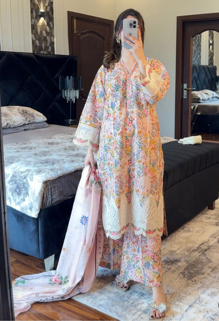 3pcs beautiful  embroidered