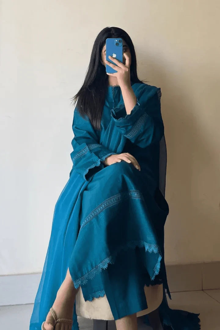 3pcs cambric lawn shirt